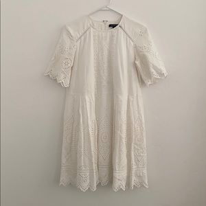 French Connection Eyelet Dress